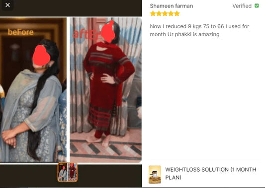 Buy One Get One Free Weightloss نسخہ